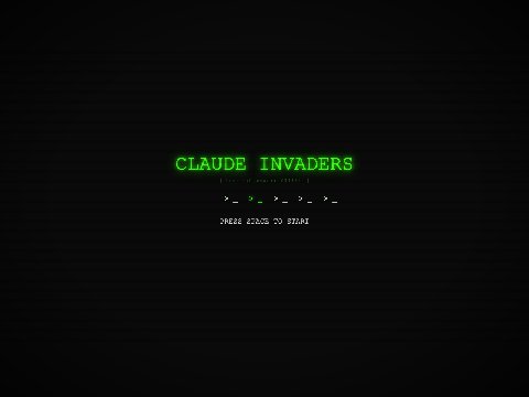 Claude Invaders gameplay