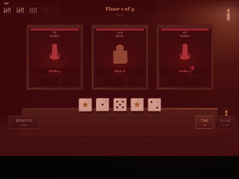 Dice Dungeon gameplay