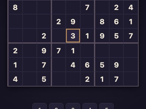 Sudoku gameplay