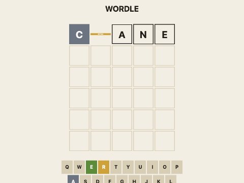 Wordle: Newsprint gameplay